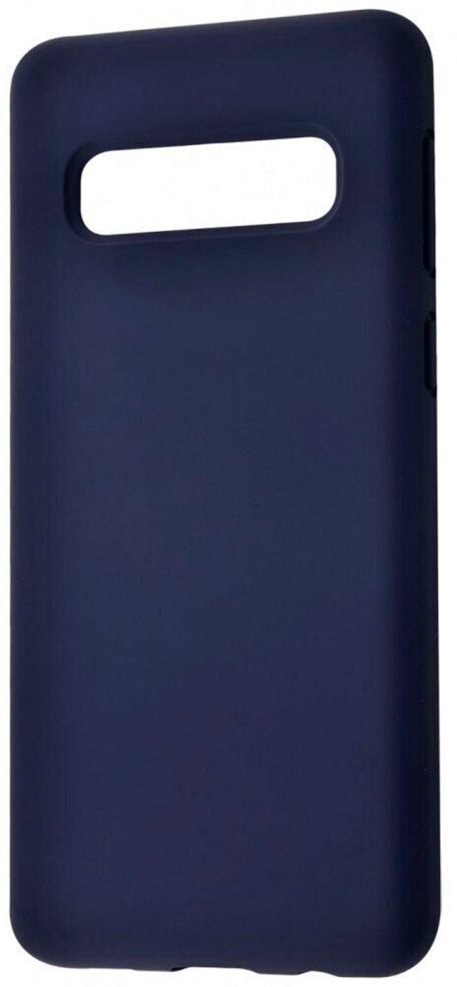 Evelatus Samsung Galaxy S10 Plus Premium Soft Touch Silikoninis dėklas Midnight Mėlyna