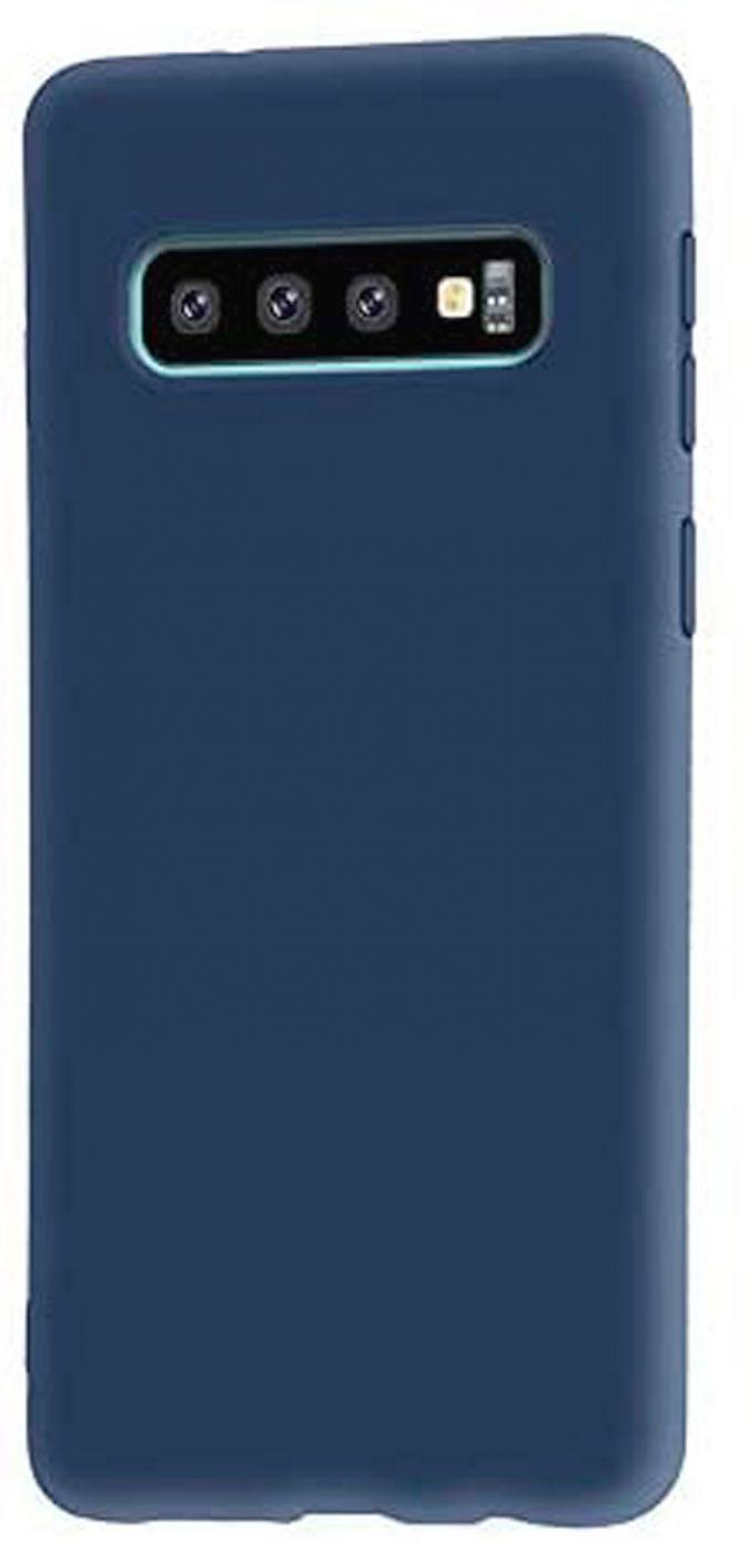 Evelatus Samsung Galaxy S10+ Nano Silikoninis dėklas Soft Touch TPU Dark Mėlyna