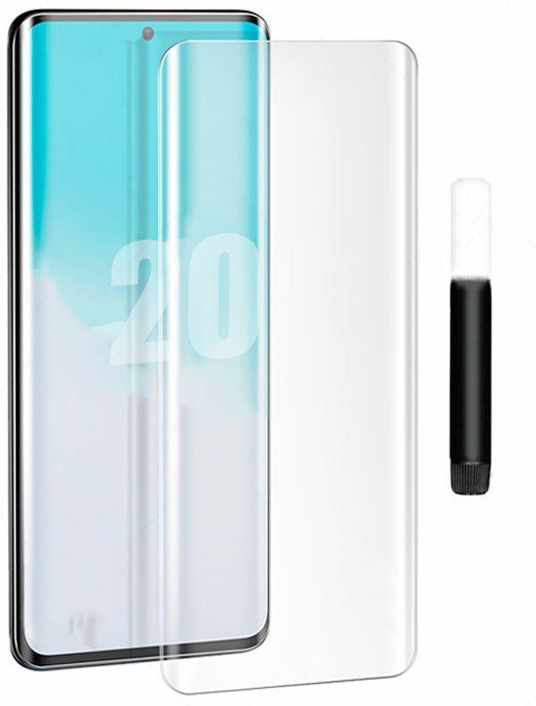 Evelatus Samsung Galaxy S20 Plus Apsauginis stiklas Clear Glass UV + Glue EVE35006