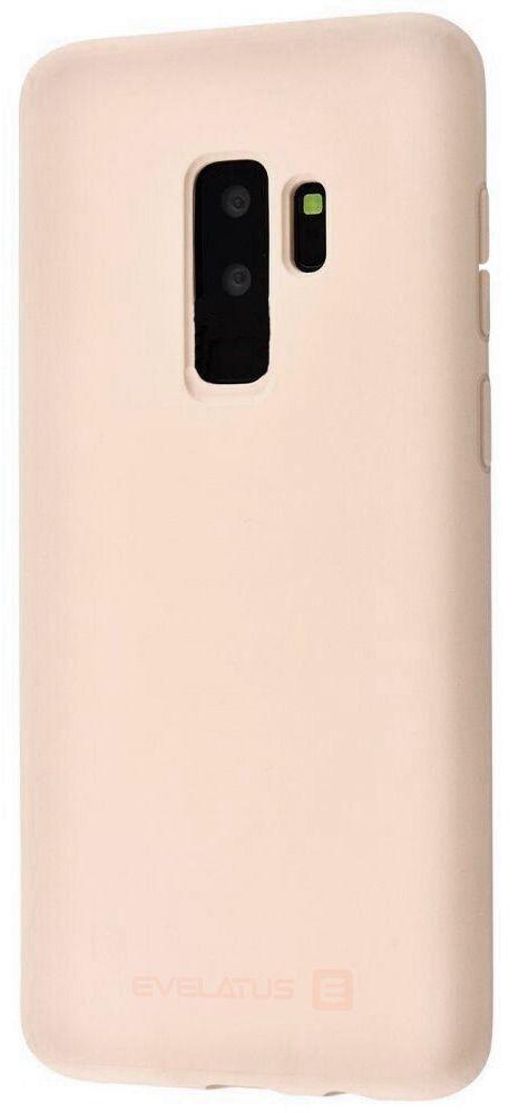 Evelatus Samsung Galaxy S9 Plus Nano Silikoninis dėklas Soft Touch TPU Rožinė Sand
