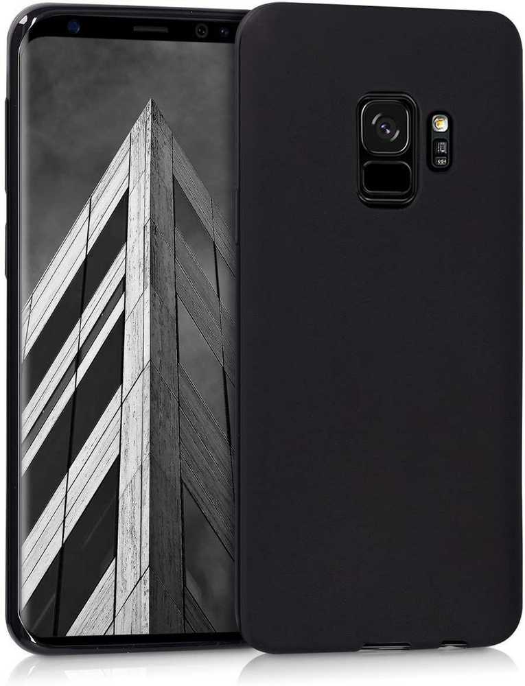 Evelatus Samsung S9 Plus Premium Soft Touch Silikoninis dėklas Juodas
