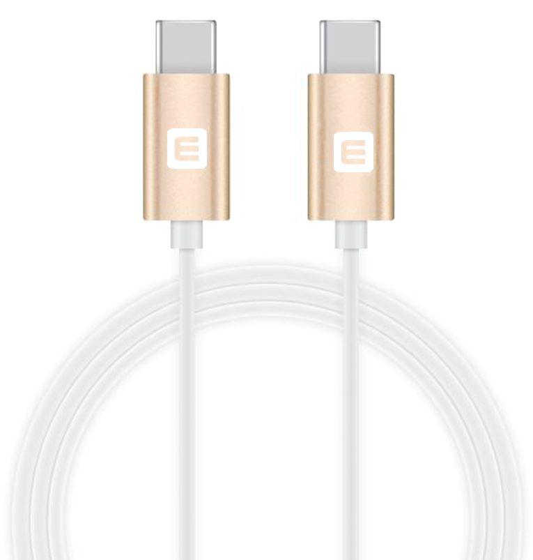 Evelatus TPC03 Izturīga TPE USB uz USB-C (Type-C) Ātra 3.1A Datu un Lādētāja Kabelis 1m Melns