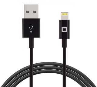 Kabelis USB Evelatus USB-A - Lightning 1 m Juodas