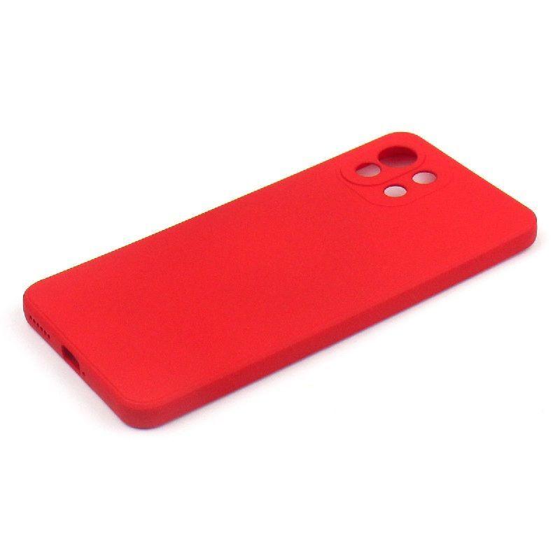 Evelatus Xiaomi Mi 11 Lite/11 Lite 5G/11 Lite 5G NE Nano Silikoninis dėklas Soft Touch TPU Raudona