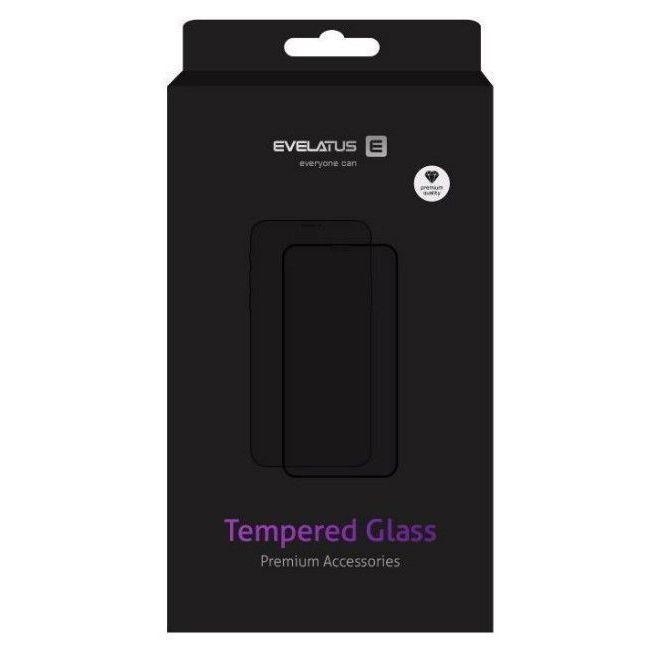 Evelatus Apsauginis stiklas Xiaomi Note 9 2.5D Full Cover Japan Glue Glass Anti-Static EVE35945