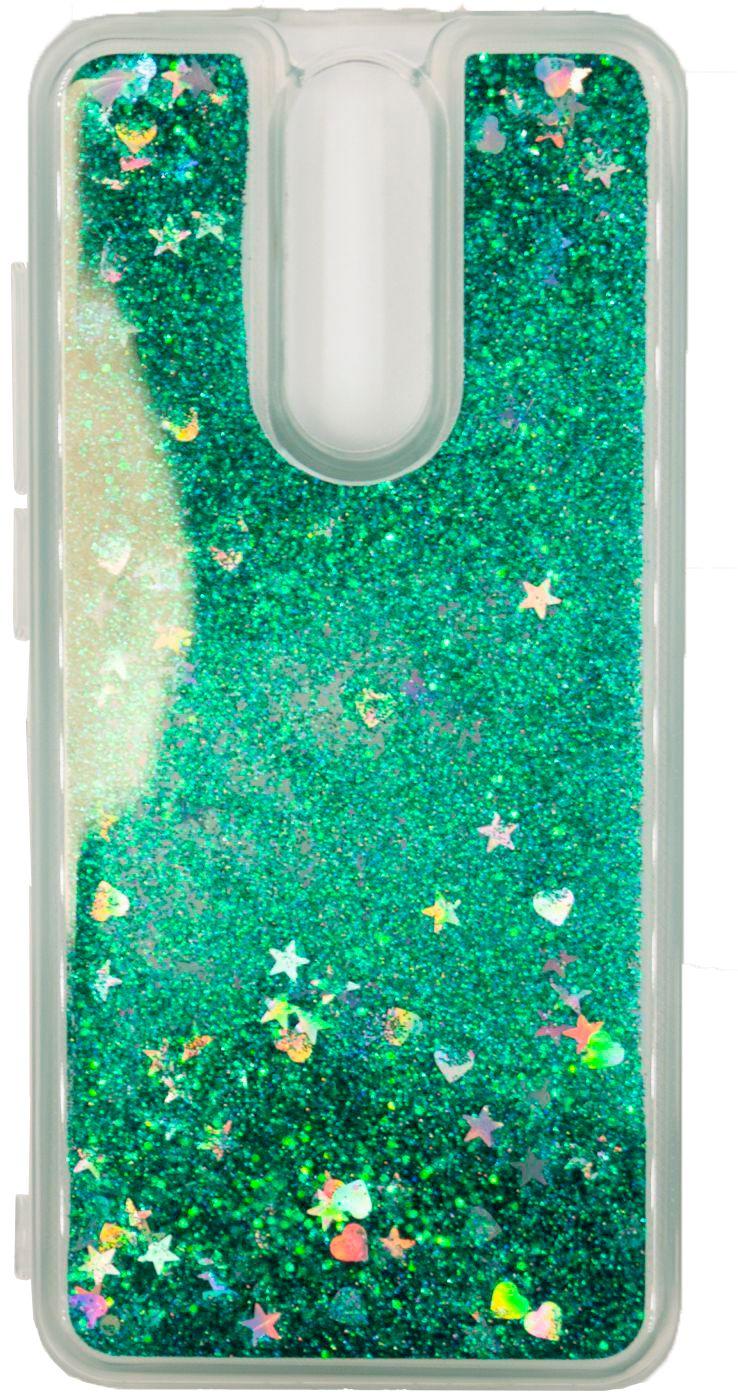 Dėklas Evelatus Xiaomi Redmi 8 Shining Quicksand Case Žalias