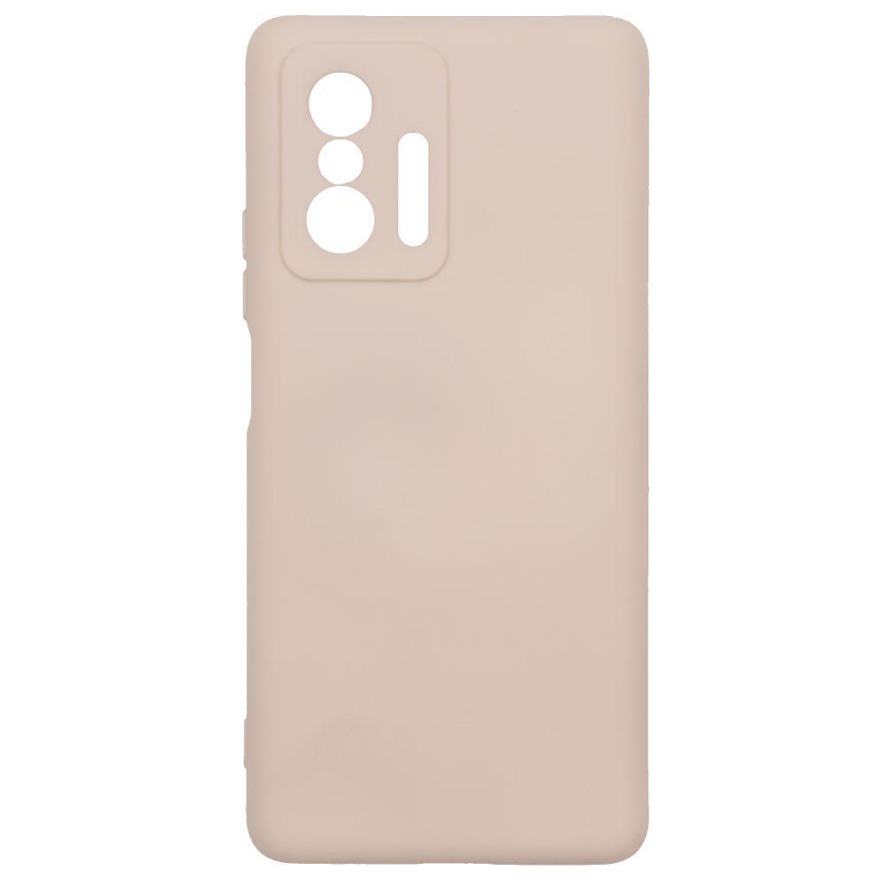 Evelatus Xiaomi Xiaomi 11T/11T Pro Nano Silikoninis dėklas Soft Touch TPU rusvai gelsvas