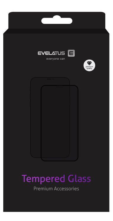Evelatus Apsauginis stiklas Xiaomi Xiaomi Redmi Note 8 / Redmi Note 8 2021 2.5D Full Cover Japan Glue Glass Anti-Static EVE29418