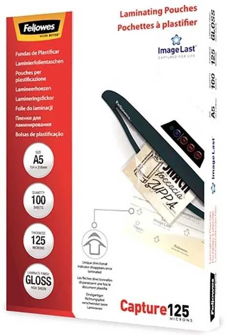Laminavimo vokeliai Fellowes ImageLast A4 125 Micron, 100 vnt.