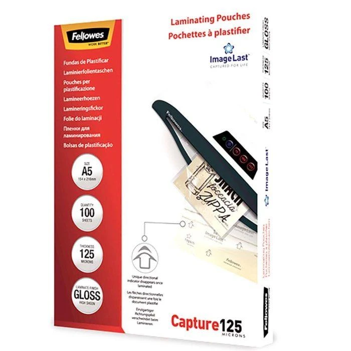 FELLOWES 53075 Laminavimo maišelis 125 303x426 mm - A3 100 vnt.