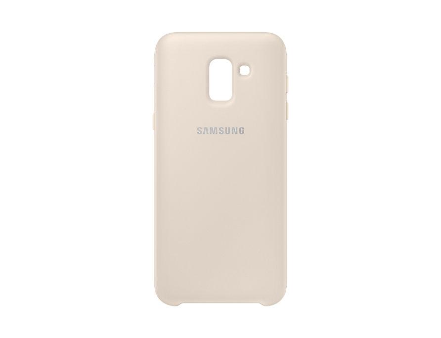Galaxy J6 dviejų sluoksnių dėklas (Auksinis)