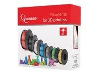 GEMBIRD 3DP-ABS1.75-01-FG siūlas Gembird ABS fluorescencinis Žalias 1,75mm 1kg