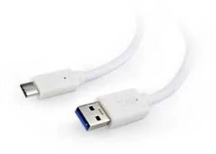 GEMBIRD CCP-USB3-AMCM-6-W Gembird USB 3.0 kabelis į USB-C (AM/CM), 1.8m, baltas