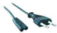 Gembird Cablexpert | Maitinimo laidas (C7), patvirtintas VDE | PC-184-075-1.8M | Juodas | CEE 7/16 į C7