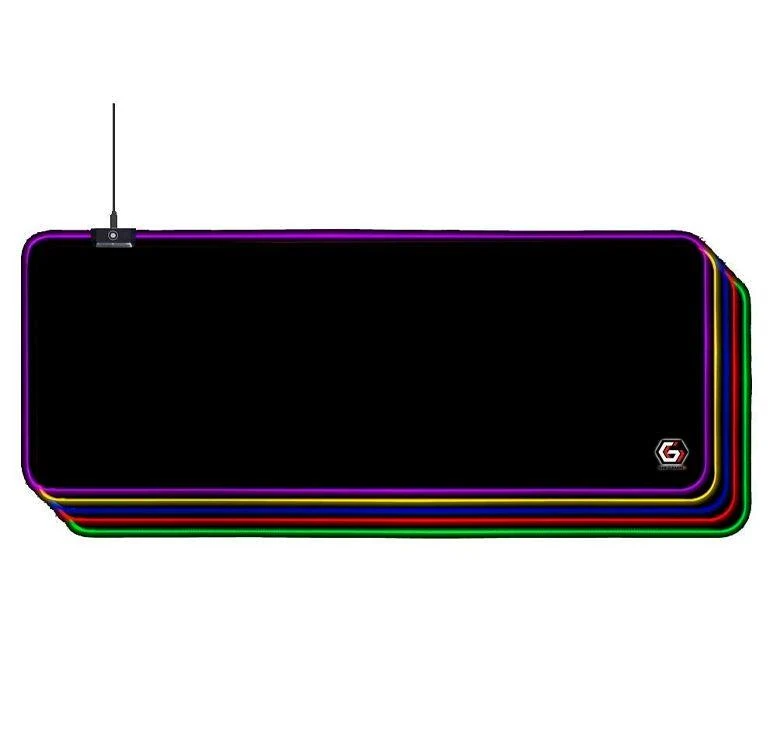 GEMBIRD MP-GAMELED-M Pelės kilimėlis žaidimai su LED šviesos efektu M dydis 250 x 350 mm