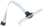GEMBIRD prievadas COM RS232 9PIN DB9M PIN 1:1 ant lizdo dangtelio