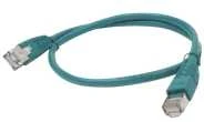 GEMBIRD PP12-0.5M/G Gembird patchcord RJ45, cat.5e, UTP, 0.5m, žalias