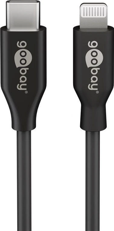 Goobay 39447 Lightning – USB-C™ USB įkrovimo ir sinchronizavimo kabelis | Goobay | USB-C prie „Lightning Apple Lightnin“ (8 kontaktų) | USB C