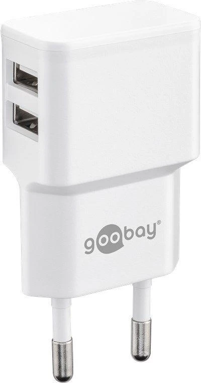 Goobay Maitinimo šaltinis 5V 2.4A - 2xUSB lizdai