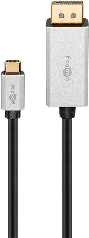 Goobay USB-C į DisplayPort adapteris, sidabrinės jungtys