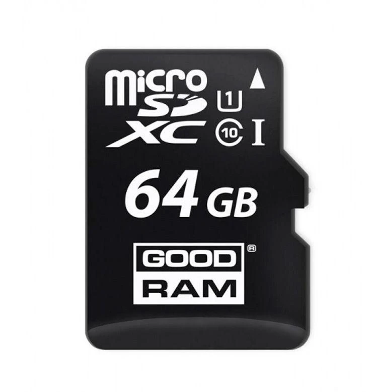 GoodRam Atminties kortelė Micro SDHC class 10 UHS I 64GB + adapteris