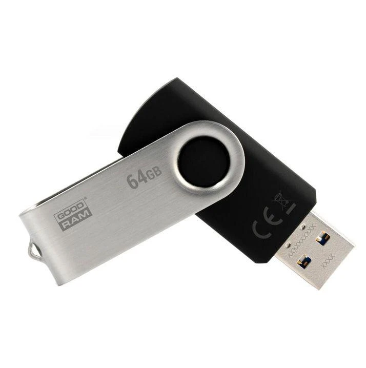 GOODRAM UTS2-0640K0R11 GOODRAM atmintis USB UTS2 64GB USB 2.0 Juodas