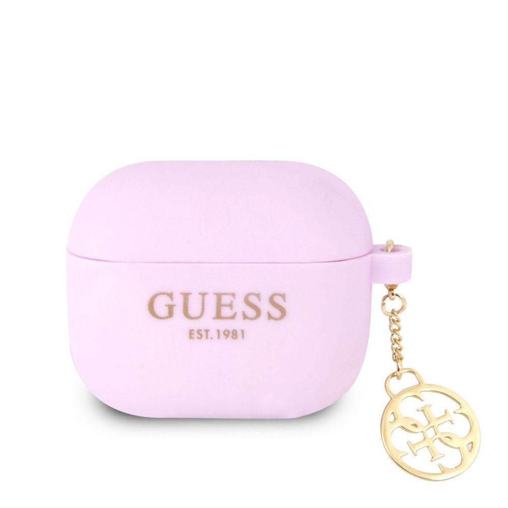 Guess GUA3LSC4EU „AirPods 3“ dangtelis violetinis / violetinis „Charm 4G Collection“