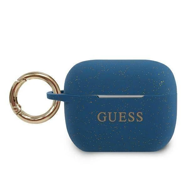 Guess Apsauginis dėklas GUACAPSILGLBL Silikoninis blizgus, skirtas AirPods  Pro tamsiai mėlynas | Varle.lt