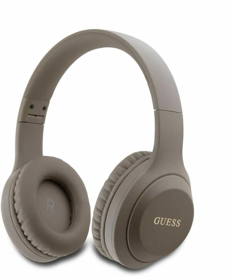 Guess Classic Sidabrinis Logo Bluetooth Stereo ausinės rudos spalvos