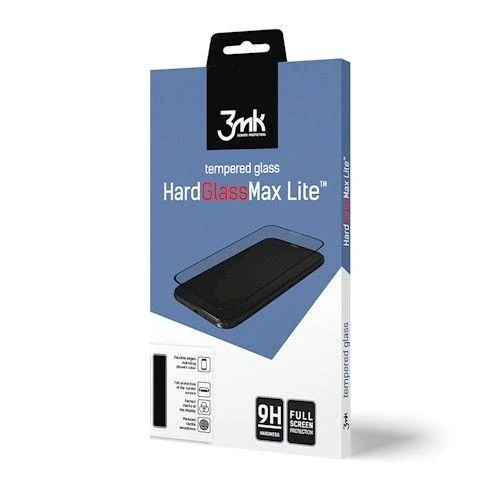 LCD apsauginis stikliukas 3MK Hard Glass Max Finger Print Samsung G980 S20 juodas
