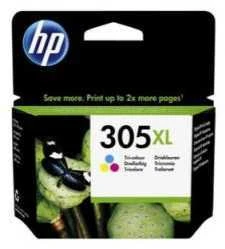 Hewlett Packard (HP) HP 305XL didelio našumo trijų spalvų rašalo kasetė, 200 puslapių, skirta HP DeskJet 2300, 2710, 2720, Plus 4100