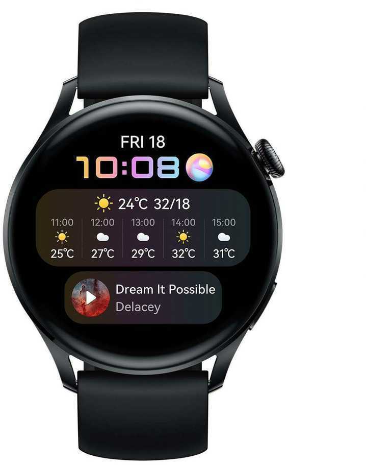 Išmanusis laikrodis Huawei Watch 3 ''Active Edition'', Juodos spalvos |  Varle.lt