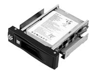 ICYBOX IB-168SK-B Icy Box Mobile Rack 5,25 skirtas 3,5 SATA HDD, juodas