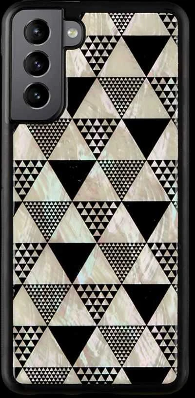 Dėklas iKins case for Samsung Galaxy S21+ pyramid juodas