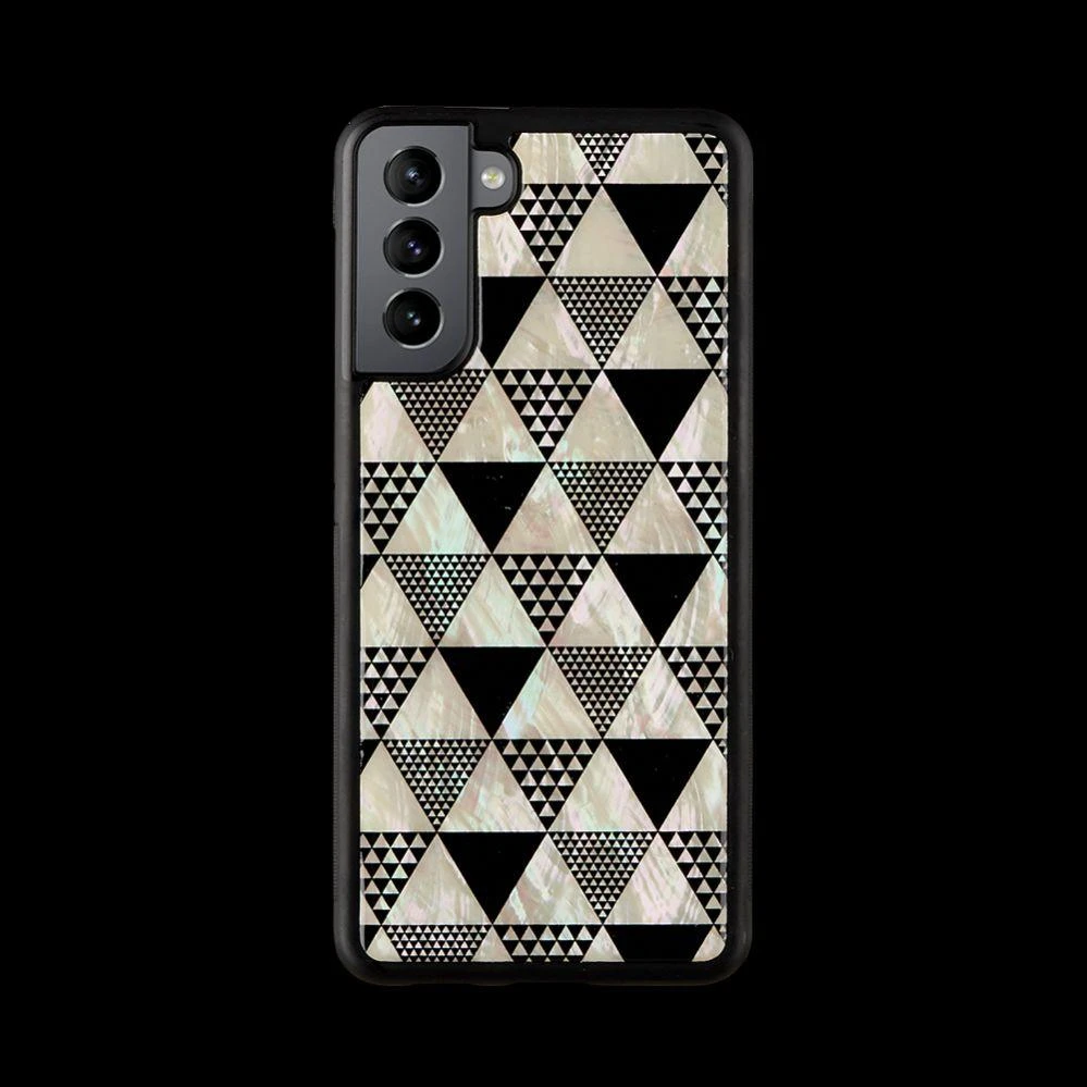 Dėklas iKins case for Samsung Galaxy S21+ pyramid juodas