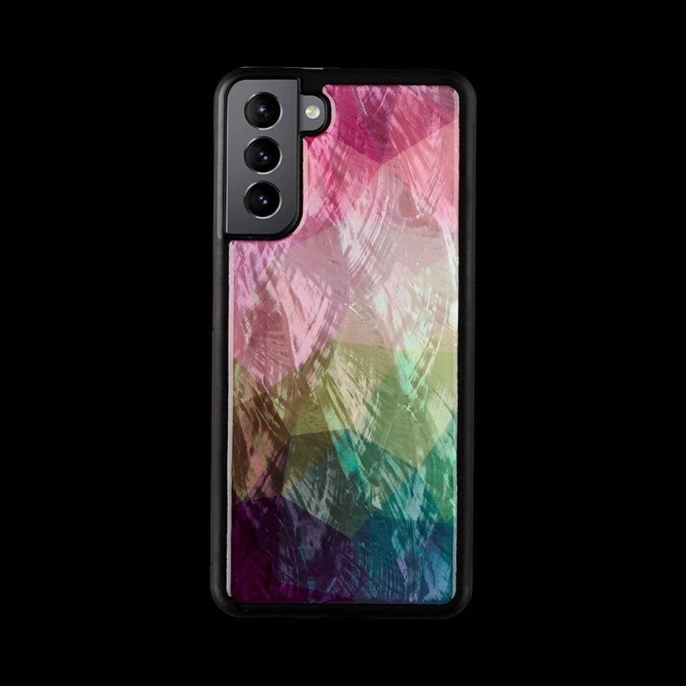 Dėklas iKins case for Samsung Galaxy S21+ water flower juodas