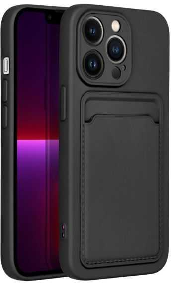 iLike TelForceone Kortelės dėklas iPhone 14 Pro 6,1" juodas