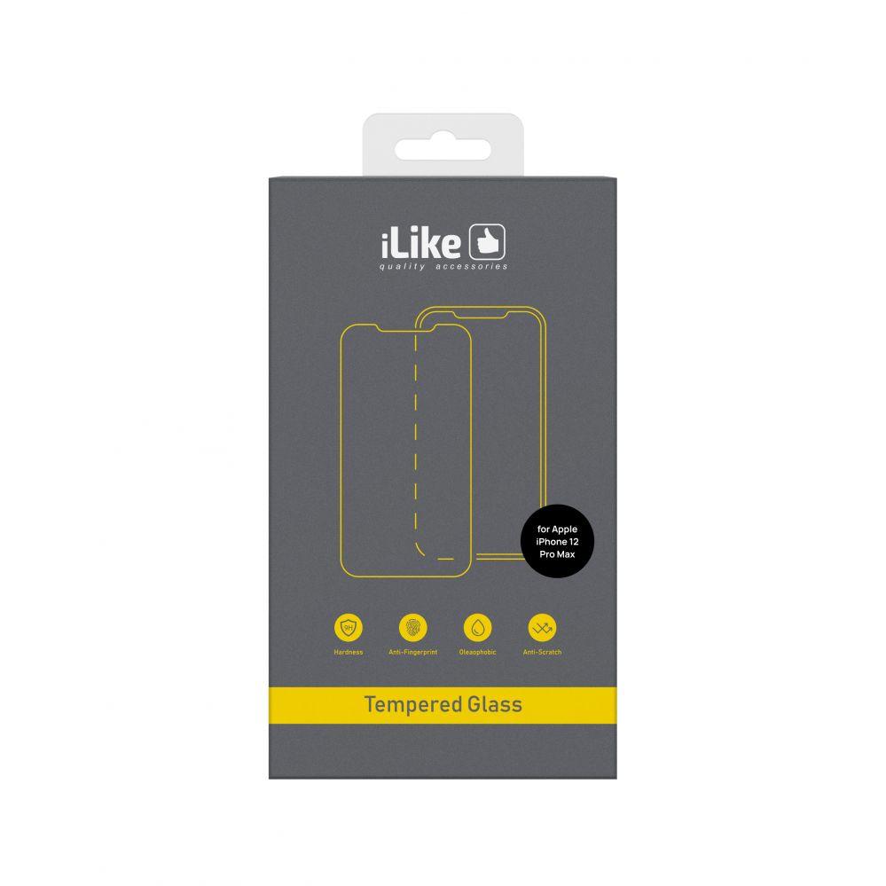iLike Apsauginis stiklas Apple Apple iPhone 12 Pro Max 6.7' 0.33 Flat Clear Glass HD EVEAI12PMFC