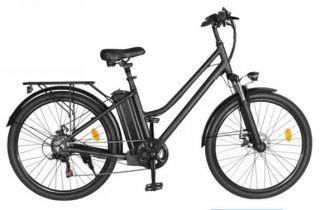 iLike - Elektrinis dviratis BK1, 36V, 10AH, 26 collas, 350W, 25Km/h, IP54, Juodos spalvos