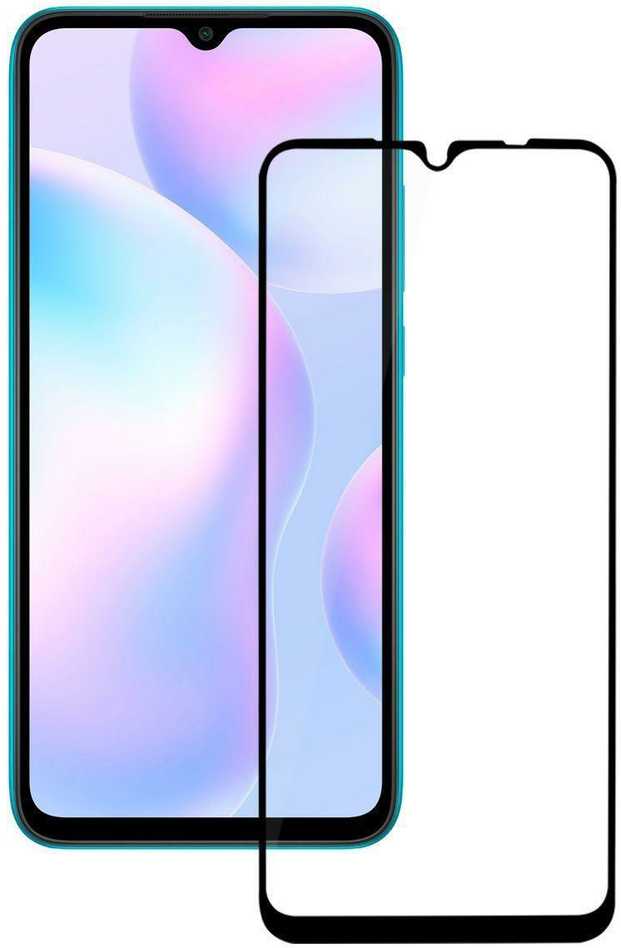 iLike Apsauginis stiklas Xiaomi Xiaomi Redmi 9 2.5D Juodas Frame Full Glue (without packaging) ILIKE9370