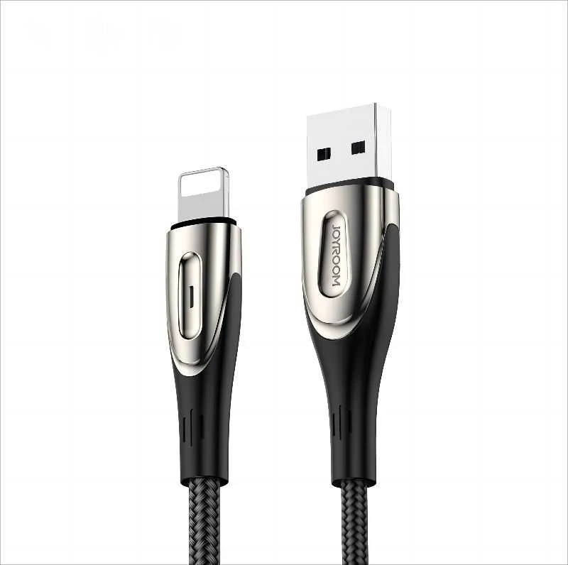 USB laidas, skirtas Lightning Joyroom Sharp S-M411 2.4A, 3m (juodas)