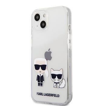 Skaidrus dėklas Karl Lagerfeld Karl & Choupette iPhone 13 mini