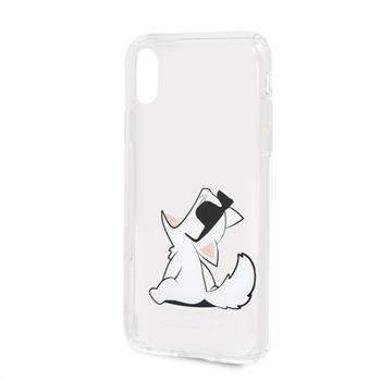 Karl Lagerfeld Karlo Lagerfeldo kietas dėklas su Samsung Galaxy S10e permatomas / Choupette Fun