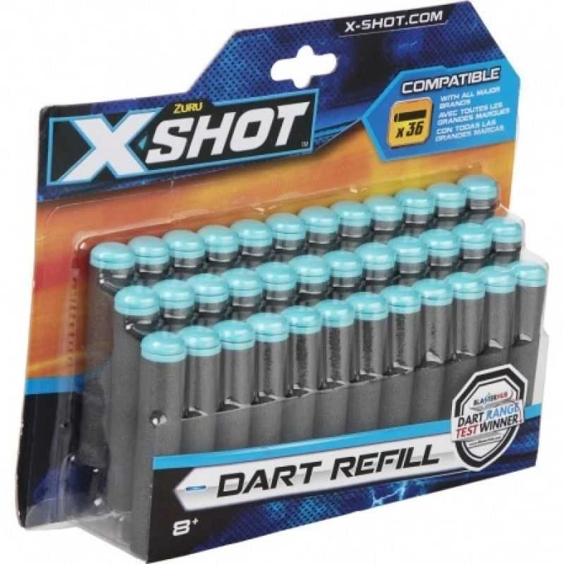 XSHOT šoviniai Dart Refill, 36 vnt., 3618