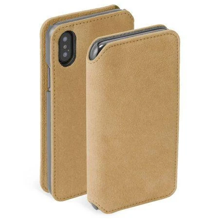 Dėklas Krusell Broby 4 Card SlimWallet Apple iPhone XS Max cognac