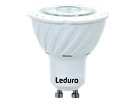 Lemputė|LEDURO|Energijos sąnaudos 7,5 vatai|Šviesos srautas 600 liumenų|3000 K|220-240V|Spindulio kampas 60 laipsnių|21200