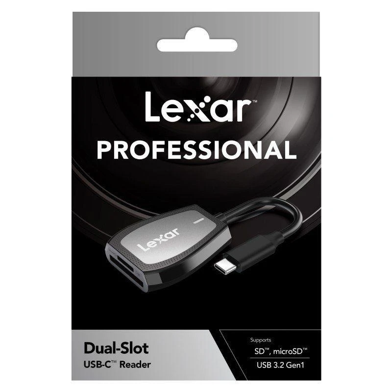 Atminties kortelė Lexar Pro USB-C dviejų lizdų skaitytuvas