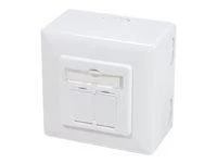 LOGILINK NP0039A LOGILINK - montuojamas į lizdą / įleidžiamas CAT6 ekranuotas 2xRJ45