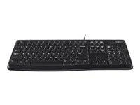 Logitech klaviatūra K120 su laidu, EN/RU išdėstymas