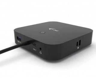 I-TEC USB-C Dual Ekranas MST DS 1x DP 1x HDMI 1x GLAN 3x USB 3.0 2xUSB 2.0 1xUSB-C-Datei 1xGarso / mikrofono lizdas 1x65W USB-C PD + įkroviklis 77W